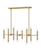 Lark Millie Large Sixteen Light Linear Chandelier