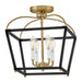 Lark Tate Small Semi-Flush Mount