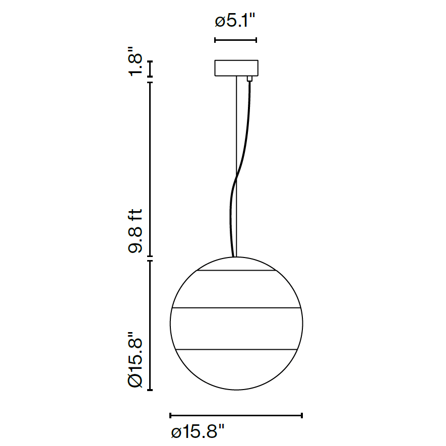 MARSET Dipping Light LED Pendant