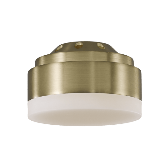 Aspen LED Light Kit in Burnished Brass by Visual Comfort Fan