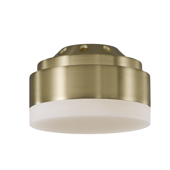 Aspen LED Light Kit in Burnished Brass by Visual Comfort Fan