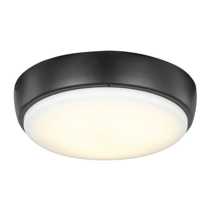 Universal 7" WET RATED LED Light Kit in Matte Black by Visual Comfort Fan