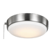 Universal 9" LED Light Kit in Brushed Steel by Visual Comfort Fan