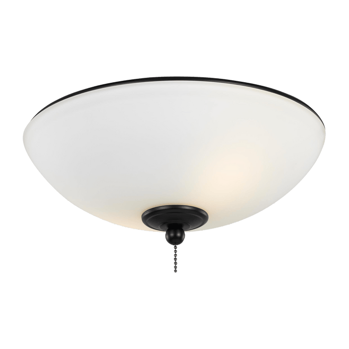 Universal 12" LED Light Kit in Matte Black by Visual Comfort Fan