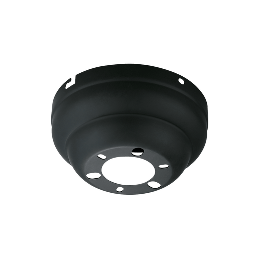 Flush Mount Canopy in Matte Black by Visual Comfort Fan