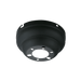 Flush Mount Canopy in Matte Black by Visual Comfort Fan