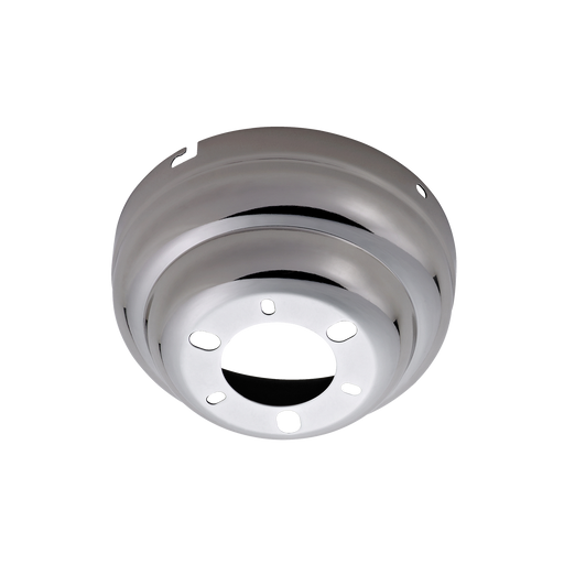Flush Mount Canopy in Polished Nickel by Visual Comfort Fan