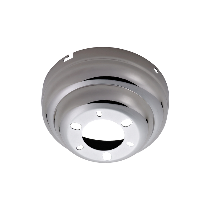 Flush Mount Canopy in Polished Nickel by Visual Comfort Fan