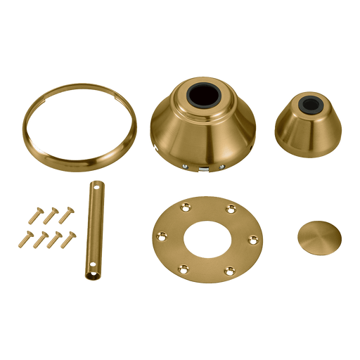 Maverick Custom Finish Kit in Burnished Brass by Visual Comfort Fan