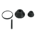 Maverick LED Custom Finish Kit in Matte Black by Visual Comfort Fan