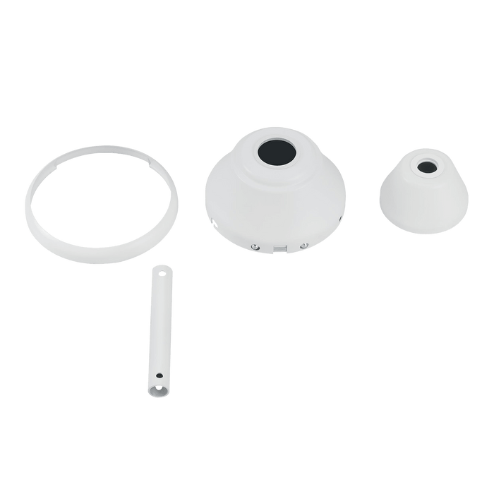 Maverick LED Custom Finish Kit in Matte White by Visual Comfort Fan