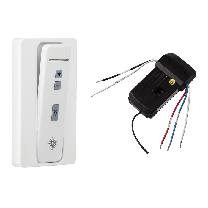 Hand-held remote control transmitter/receiver, with holster. Fan speed and downlight control. (non-reversing) by Visual Comfort Fan