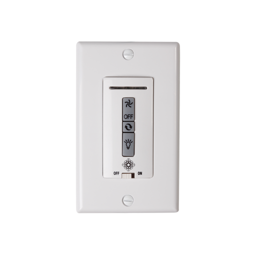 Hardwired remote WALL CONTROL ONLY. Fan reverse, speed, and downlight control. by Visual Comfort Fan