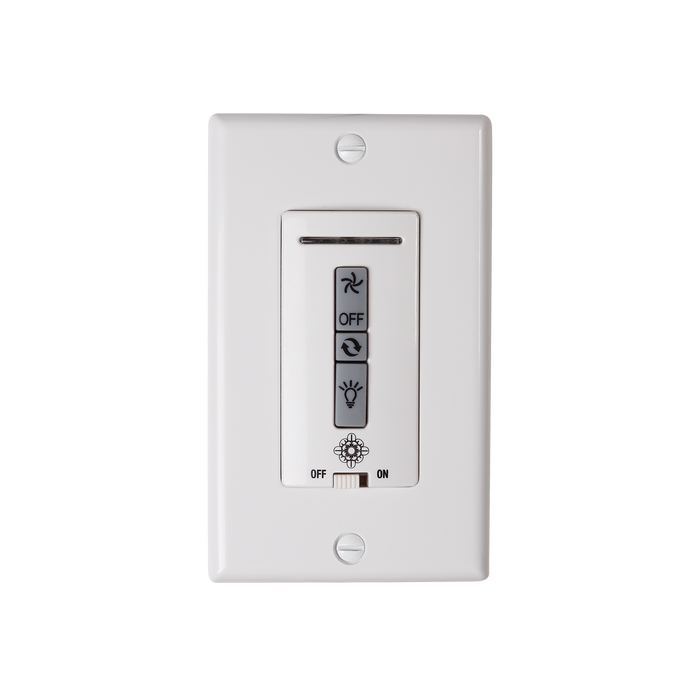 Hardwired remote WALL CONTROL ONLY. Fan reverse, speed, and downlight control. by Visual Comfort Fan