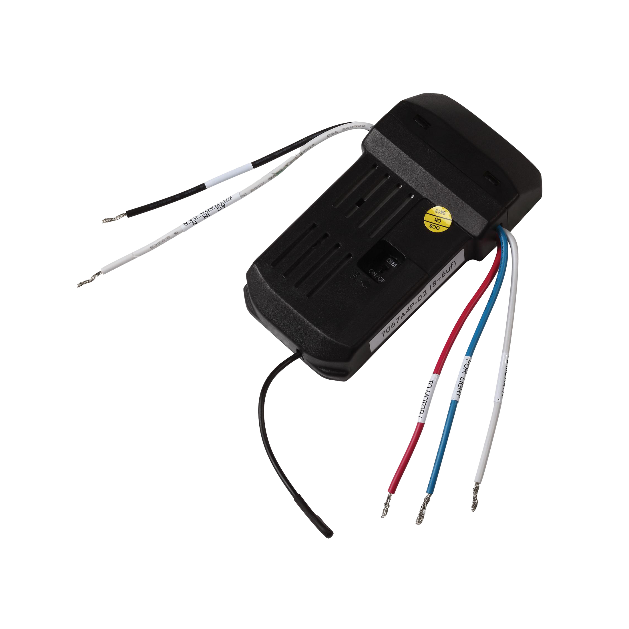 Canopy mounted 4-speed universal receiver