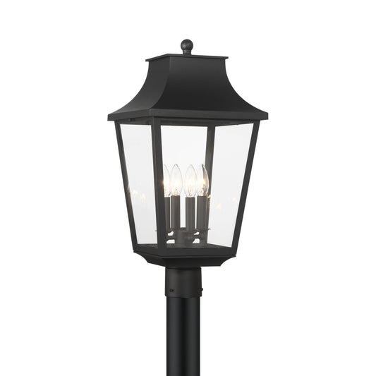 Altimeter 4 Light Outdoor Post Mount in Sand Coal Black Finish - Minka-Lavery