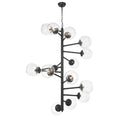 Load image into Gallery viewer, Millikan 15 Light Pendant in Coal Finish with Clear Glass - Minka-Lavery
