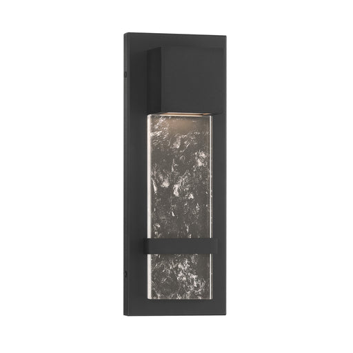 Sol 1 Light LED Outdoor Wall Mount in Sand Coal Black Finish - Minka-Lavery