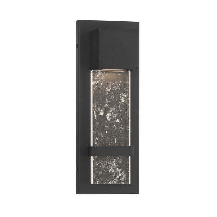 Sol 1 Light LED Outdoor Wall Mount in Sand Coal Black Finish - Minka-Lavery
