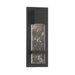 Sol 1 Light LED Outdoor Wall Mount in Sand Coal Black Finish - Minka-Lavery