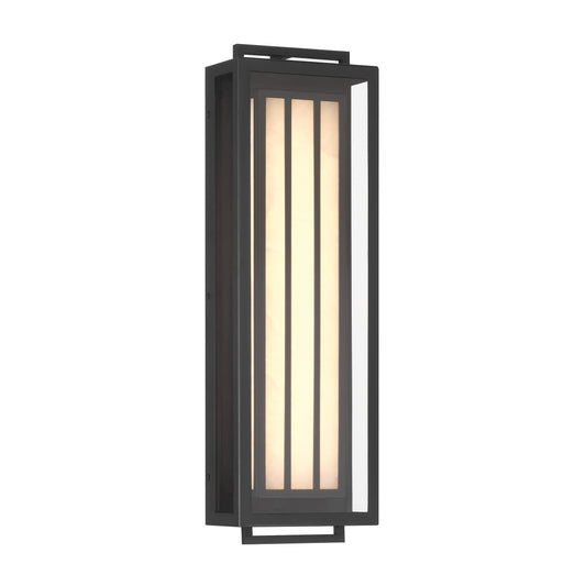 Eastly 1 Light Outdoor LED Wall Mount in Sand Coal Black Finish - Minka-Lavery