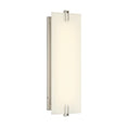 Load image into Gallery viewer, Aizen 19" LED Wall Sconce in Brushed Nickel Finish with White Faux Alabaster - Minka-Lavery
