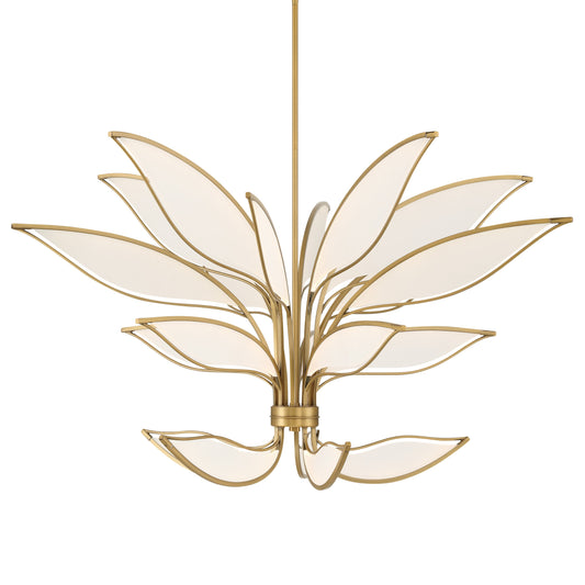 Papilio LED Chandelier - Legacy Brass with Acrylic - Minka-Lavery