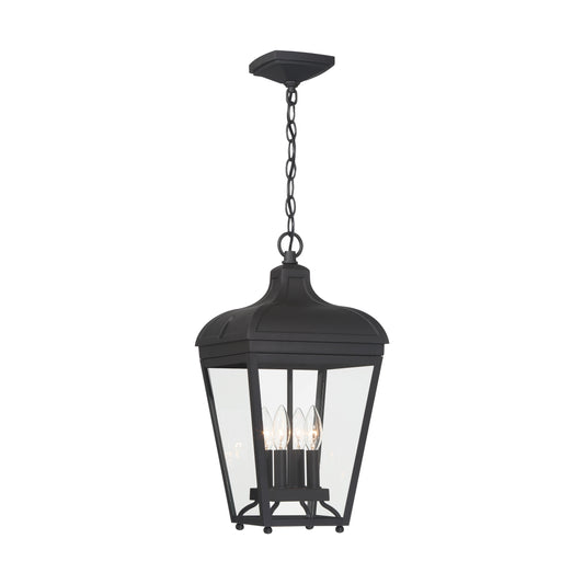 Marquee 4 Light Chain Hung in Sand Coal Finish With metal Candle Sleeves - Minka-Lavery