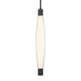 Verto LED Pendant - Dark Matte Black with Clear Glass - Minka-Lavery