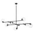 Load image into Gallery viewer, Millikan 9 Light Pendant in Coal Black Finish with Clear Glass Shades - Minka-Lavery
