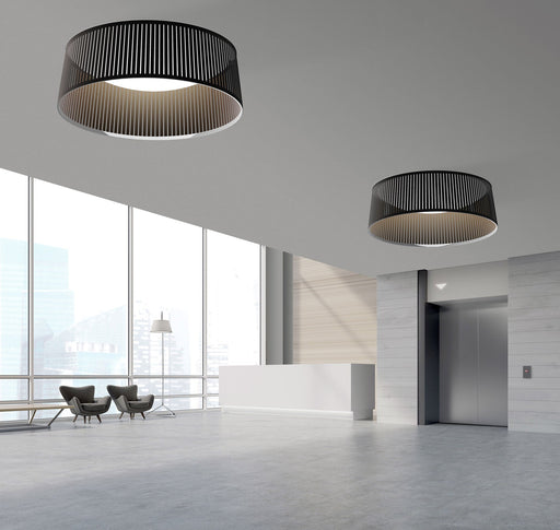 Pablo Solis Drum Flush Ceiling