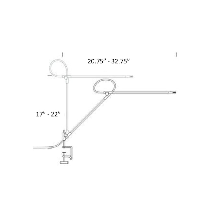 Pablo Superlight Clamp Table Lamp
