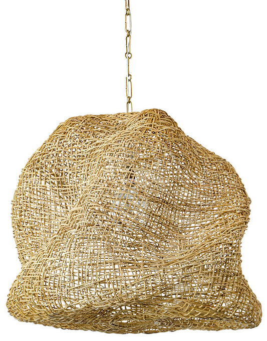 Palecek Andorra Wicker Pendant - Overstock
