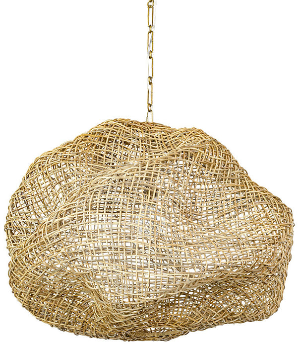 Palecek Andorra Wicker Pendant - Overstock