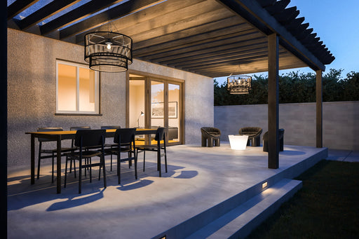 Palecek Tanner Drum Outdoor Pendant