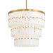 Coronelle 9-Light Pendant - Legacy Brass with Faux Alabaster - Minka-Lavery