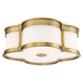 Load image into Gallery viewer, Flush Mount LED 16-1/4" Flush Mount in Liberty Gold Finish and Etched White Glass - Minka-Lavery
