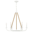 Load image into Gallery viewer, LANTON 6 Light Chandelier in Sand White Finish - Minka-Lavery
