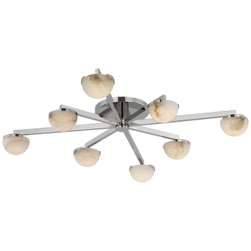 Pedra Large Staggered Arm Flush Mount by Visual Comfort Signature