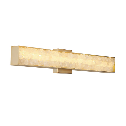 Divinely Wall Sconce in Celeste Brass finish with Quartz Crystalline - Minka-Lavery
