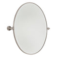 Load image into Gallery viewer, Pivoting Mirrors Oval Pivoting Mirror in Brushed Nickel Finish - Minka-Lavery
