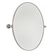 Pivoting Mirrors Oval Pivoting Mirror in Brushed Nickel Finish - Minka-Lavery