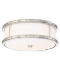 Load image into Gallery viewer, Flush Mount LED 15-1/2" Decorative Flush Mount in Brushed Nickel Finish and Etched White Glass - Minka-Lavery
