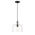 Load image into Gallery viewer, Clarity Clarity - 1 Light Pendant in Coal with Clear Glass Shade - Minka-Lavery
