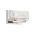 SPARREN LED 1 Light Bath in Chrome Finish and Clarity Glass - Minka-Lavery