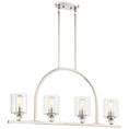 Load image into Gallery viewer, Studio 5 4 Light Island in Polished Nickel Finish with Clear Glass - Minka-Lavery
