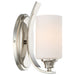 Tilbury 1 Light Bath in Polsihed Nickel with Etched Opal Glass - Minka-Lavery