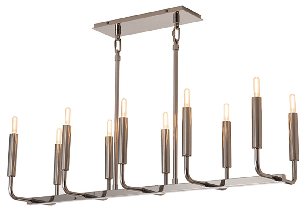 Robert Abbey Mavisten Edition Carbonia Linear Chandelier