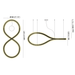 Squiggle Infinity Chandelier by Rotaliana