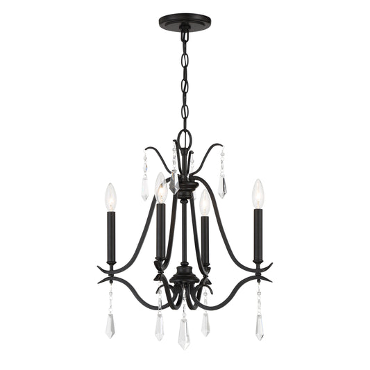 Laurel Estate - 4 Light Chandelier in Coal Finish - Minka-Lavery